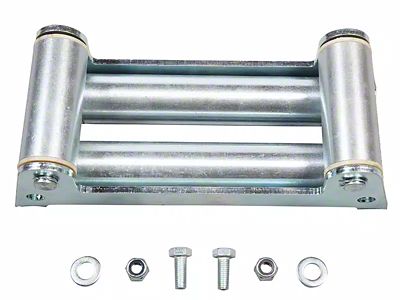 Rugged Ridge Winch Roller Fairlead with Light Mounts