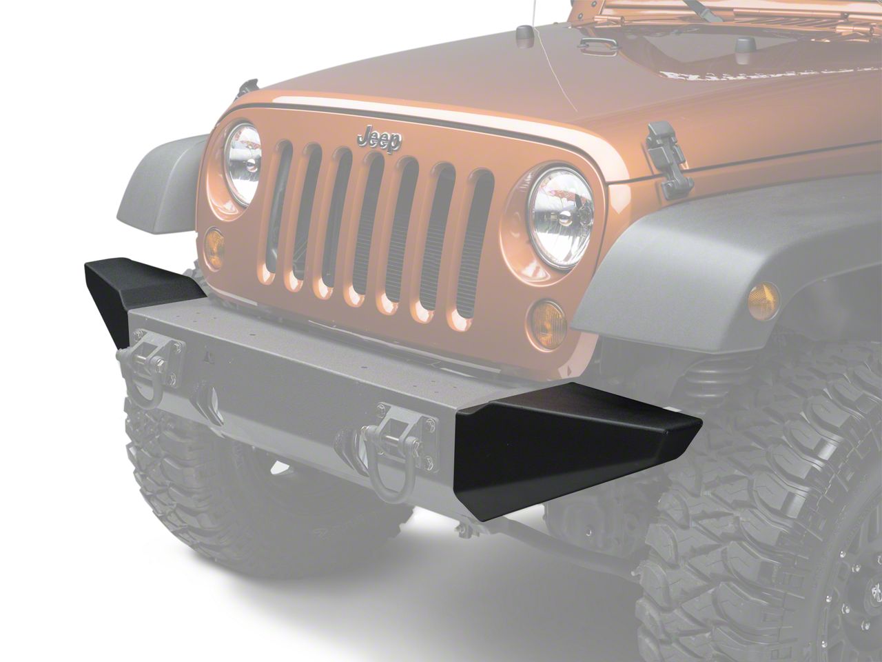 Rugged Ridge Jeep Wrangler Bumper Ends for Xtreme Heavy Duty Bumper ...