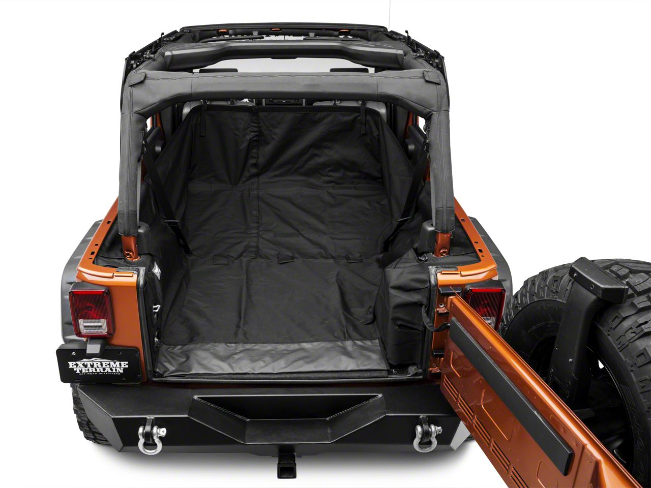 Rugged Ridge Jeep Wrangler C3 Cargo Cover J104243 (07-18 Jeep Wrangler ...