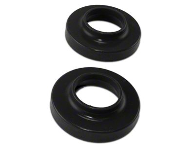 Rugged Ridge Coil Spring Isolators; Black (97-06 Jeep Wrangler TJ)