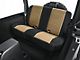 Rugged Ridge Fabric Rear Seat Cover; Black/Tan (03-06 Jeep Wrangler TJ)