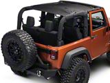 Rugged Ridge Full-Length Eclipse Sun Shade; Black (07-18 Jeep Wrangler JK 2-Door)