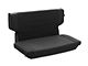 Rugged Ridge Fold and Tumble Rear Seat; Black Denim (97-02 Jeep Wrangler TJ)