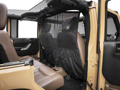 Rugged Ridge C2 Cargo Curtain; Front (07-18 Jeep Wrangler JK)