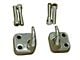 Rugged Ridge Front Tow Hooks; Chrome (97-06 Jeep Wrangler TJ)