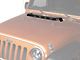 Rugged Ridge Hood Mounted Light Bar; Gloss Black (07-18 Jeep Wrangler JK)