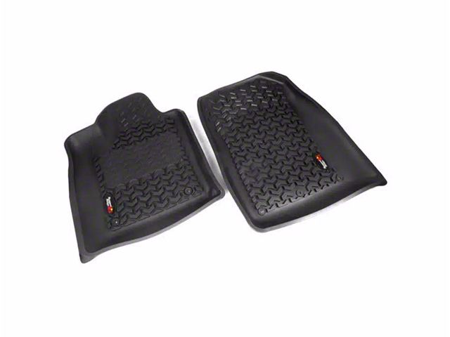 Rugged Ridge All-Terrain Front Floor Liners; Black (14-23 Jeep Cherokee KL)