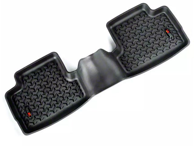 Rugged Ridge All-Terrain Rear Floor Liner; Black (14-23 Jeep Cherokee KL)