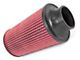 Rugged Ridge Cold Air Intake Filter; 70mm x 270mm (91-01 Jeep Cherokee XJ)