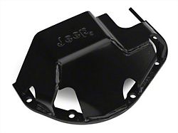 Rugged Ridge Dana 44 Differential Skid Plate with Jeep Logo; Black (87-90 Jeep Cherokee XJ)