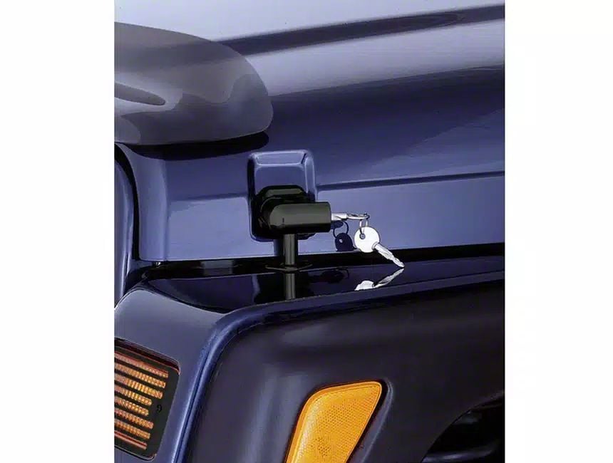 Rugged Ridge Jeep Gladiator Locking Hood Catches; Black 11210.32 (20-25 ...