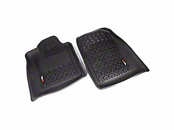 Rugged Ridge All-Terrain Front Floor Liners; Black (05-10 Jeep Grand Cherokee WK)