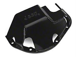 Rugged Ridge Dana 44 Differential Skid Plate with Jeep Logo; Black (93-03 Jeep Grand Cherokee ZJ & WJ)