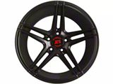 Rugged Ridge TREK 5 Satin Black Wheel; 17x8; 30mm Offset (15-23 Jeep Renegade BU)