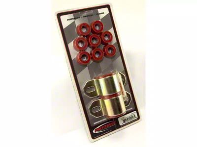 Rugged Ridge 15/16-Inch Front Sway Bar Bushing Kit; Red (76-86 Jeep CJ7)