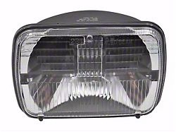 Rugged Ridge 4x7-Inch Sealed Beam LED Headlight; Chrome Housing; Clear Lens (87-95 Jeep Wrangler YJ)