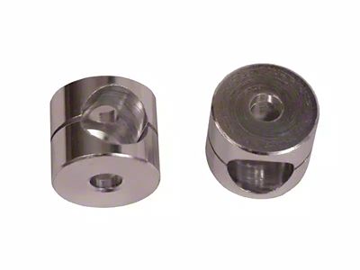 Rugged Ridge Door Mirror Arm Bushing Kit; Aluminum (76-86 Jeep CJ7)