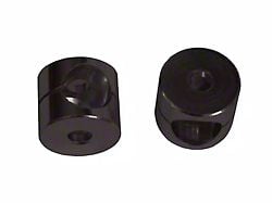 Rugged Ridge Door Mirror Arm Bushing Kit; Black (76-86 Jeep CJ7)