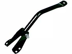 Rugged Ridge Door Mirror Arm Kit; Black; Driver Side (76-86 Jeep CJ7)