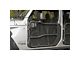 Rugged Ridge Fortis Front Tube Door Covers; Black (18-24 Jeep Wrangler JL)