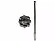 Rugged Ridge Reflex Antenna with Base; 9-Inch (18-23 Jeep Wrangler JL)