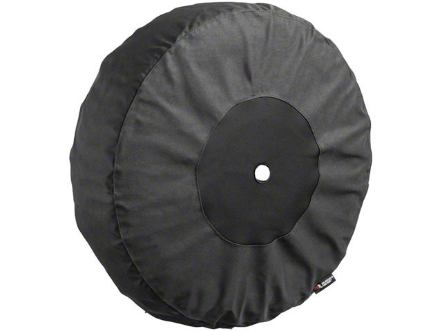 Rugged Ridge Spare Tire Cover; Black; 30 to 32-Inch Tire Cover (18-24 Jeep Wrangler JL)