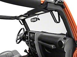 Rugged Ridge Steel Front and Rear Grab Handles; Black (07-18 Jeep Wrangler JK)