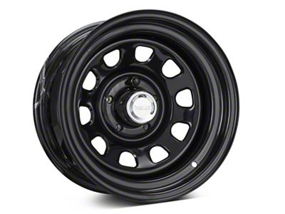 Rugged Ridge D-Window Black Steel Wheel; 15x8 (87-95 Jeep Wrangler YJ)