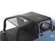 Rugged Ridge Roll Bar Top Header; Black Mesh (97-06 Jeep Wrangler TJ)