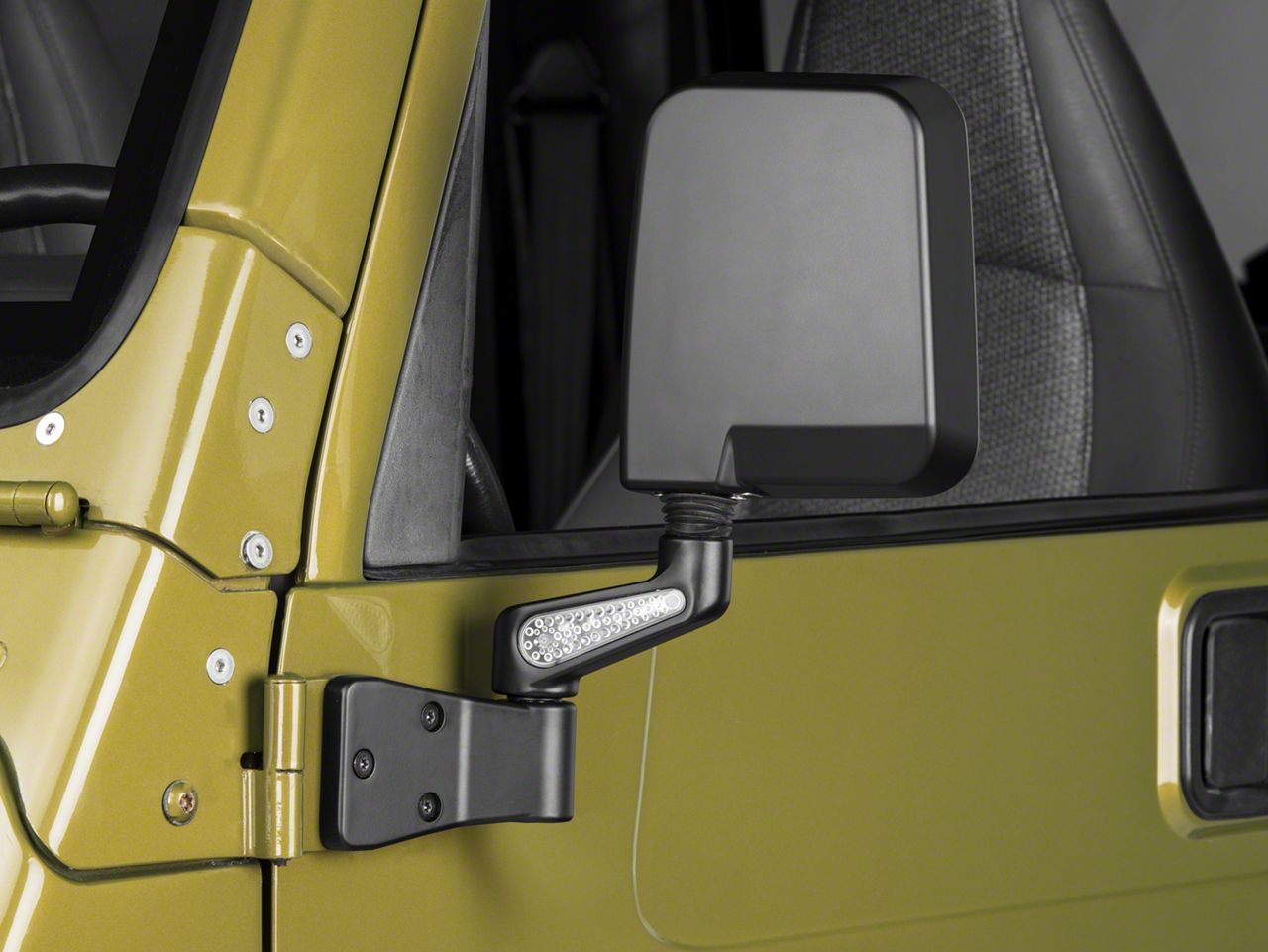 Rugged Ridge Jeep Wrangler Heated Door Mirrors w/ LED Turn Signals ...