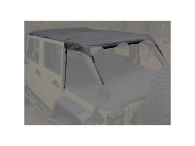 Rugged Ridge Montana Pocket Island Topper; Black Diamond (10-18 Jeep Wrangler JK 4-Door)