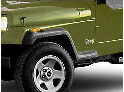 Factory Style Fender Flares with Front Extensions (87-95 Jeep Wrangler YJ)