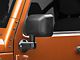 Rugged Ridge Door Mirror Arm Covers; Black (07-18 Jeep Wrangler JK)