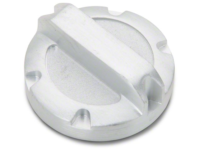 Rugged Ridge Power Steering Reservoir Cap; Brushed Aluminum (07-11 Jeep Wrangler JK)