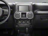 Rugged Ridge Center Radio Console Trim; Dark Gray (11-18 Jeep Wrangler JK)