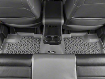 Rugged Ridge All-Terrain Rear Floor Liner; Gray (07-18 Jeep Wrangler JK 4-Door)