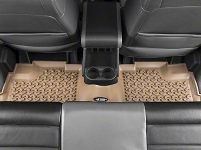 Rugged Ridge All-Terrain Rear Floor Liner; Tan (07-18 Jeep Wrangler JK 4-Door)