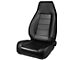 Rugged Ridge High-Back Reclining Front Seat; Black Denim (76-02 Jeep CJ5, CJ7, Wrangler YJ & TJ)