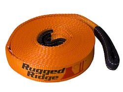 Rugged Ridge 4-Inch x 30-Foot Recovery Strap; 40,000 lb. 