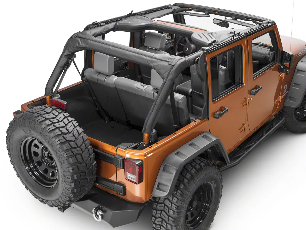 Rugged Ridge Jeep Wrangler Roll Bar Cover Black Vinyl 13613 05 07 18 Jeep Wrangler Jk 4 Door