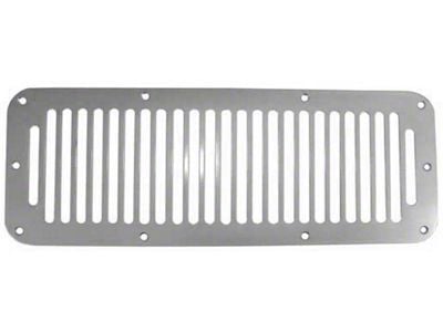 Rugged Ridge Cowl Vent Cover; Satin Stainless Steel (87-95 Jeep Wrangler YJ)