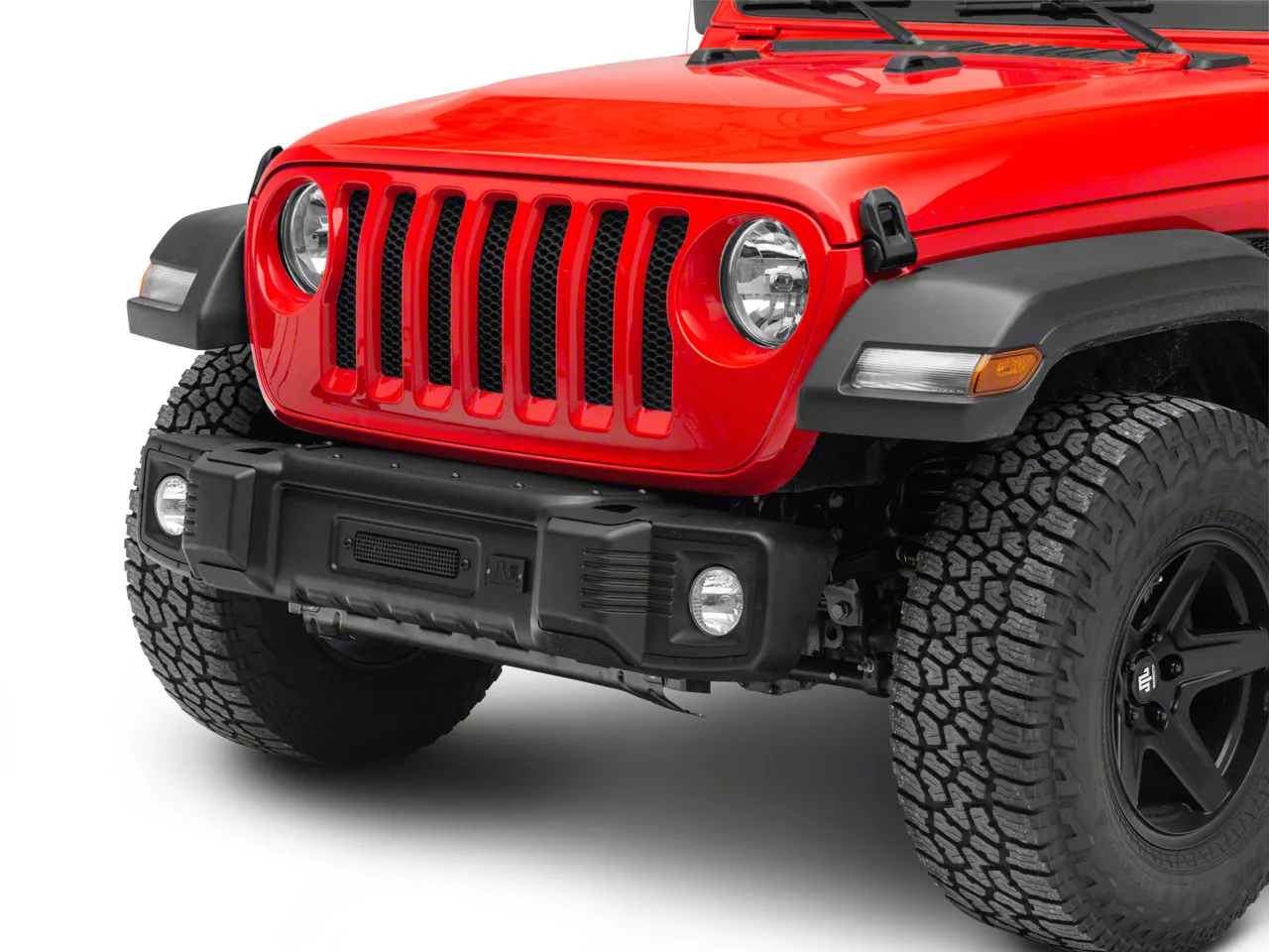 Rugged Ridge Jeep Wrangler Spartacus Stubby Front Bumper; Satin Black ...