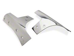 Rugged Ridge Windshield Hinges; Stainless Steel (07-18 Jeep Wrangler JK)