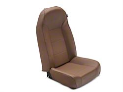 Rugged Ridge High-Back Front Seat; Nutmeg (76-02 Jeep CJ5, CJ7, Wrangler YJ & TJ)