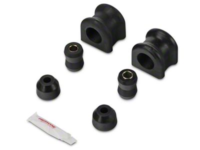 Rugged Ridge 30.5mm Front Sway Bar Busking Kit; Black (97-06 Jeep Wrangler TJ)