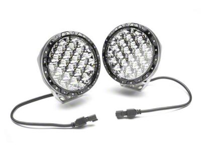 Rugged Ridge 7-Inch Round LED Driving Lights (Universal; Some Adaptation May Be Required)