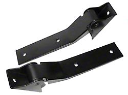 Rugged Ridge Tailgate Hinges; Black (87-95 Jeep Wrangler YJ)