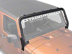 Rugged Ridge Windshield Mounted Light Bar; Textured Black (07-18 Jeep Wrangler JK)