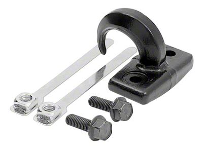 Rugged Ridge Rear Tow Hook; Black (97-06 Jeep Wrangler TJ)