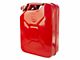 Rugged Ridge 20L Jerry Can; Red (Universal; Some Adaptation May Be Required)